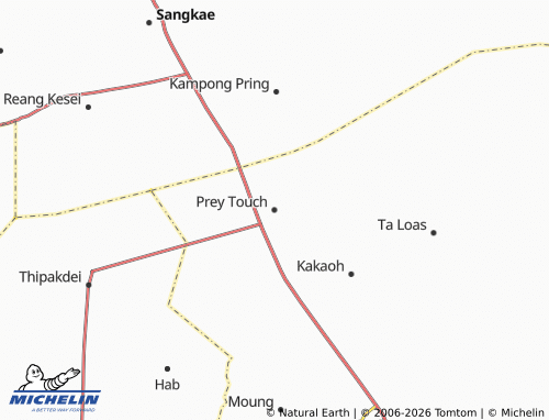 Mappa MICHELIN Prey Touch - ViaMichelin