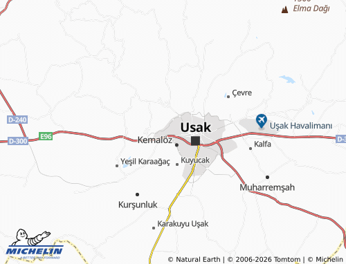 MICHELIN-Landkarte Dikilitaş - ViaMichelin