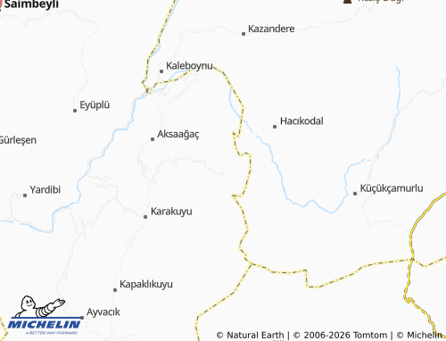 MICHELIN Topallar map - ViaMichelin