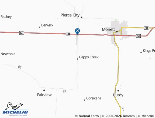 Mappa MICHELIN Capps Creek - ViaMichelin