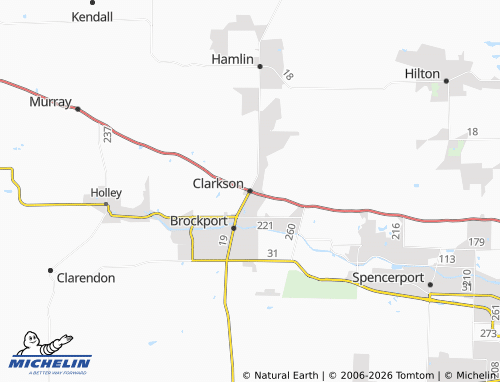Mapa MICHELIN Clarkson - ViaMichelin