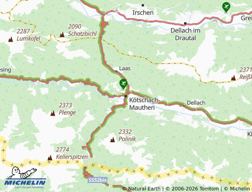 Mapa MICHELIN Kötschach-Mauthen - ViaMichelin