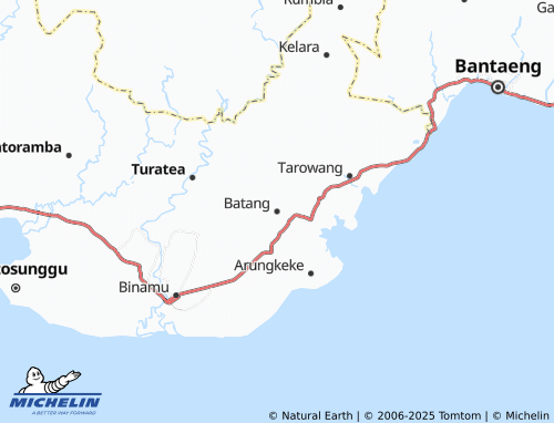 MICHELIN Batang map - ViaMichelin