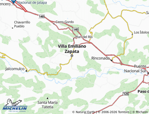 Mappa MICHELIN Federal - ViaMichelin