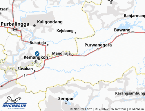 Carte MICHELIN Mandiraja - ViaMichelin