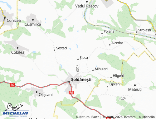 Mapa MICHELIN Șipca - ViaMichelin