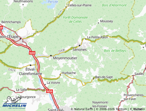 Mappa MICHELIN La Forain - ViaMichelin