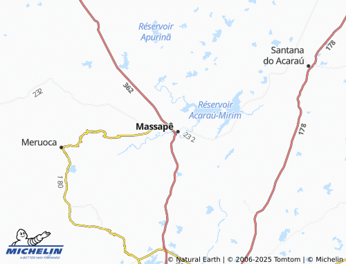 MICHELIN Usina Velha map - ViaMichelin