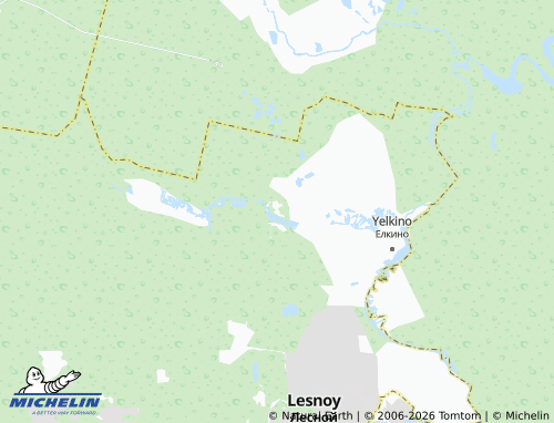 MICHELIN-Landkarte Bushuyevka - ViaMichelin
