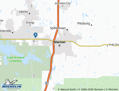 Mappa MICHELIN Marion - ViaMichelin