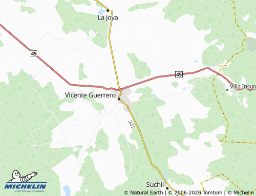 Carte MICHELIN Emiliano Zapata - ViaMichelin