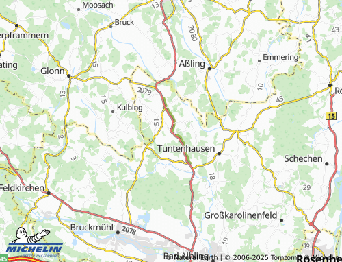 MICHELIN Schönau map - ViaMichelin