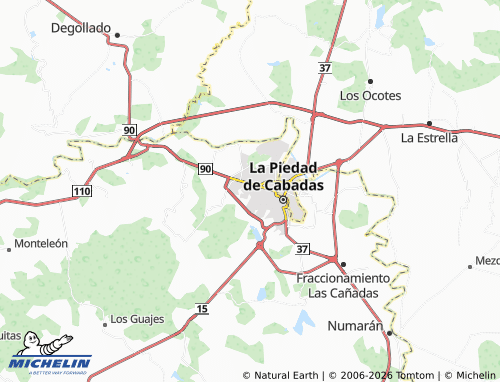 Mappa MICHELIN Melchor Ocampo - ViaMichelin
