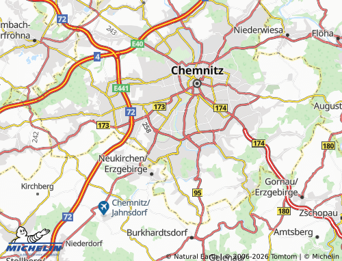 Carte MICHELIN Helbersdorf - ViaMichelin