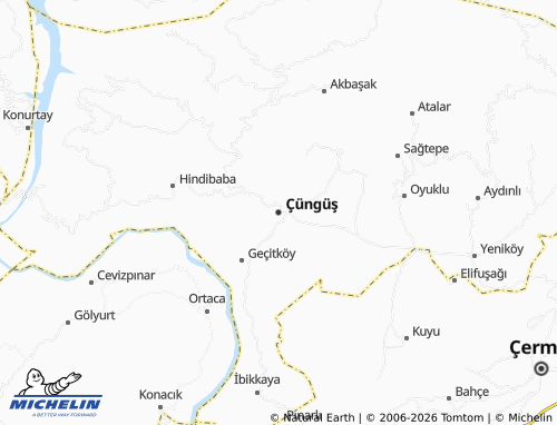 MICHELIN Çüngüş map - ViaMichelin