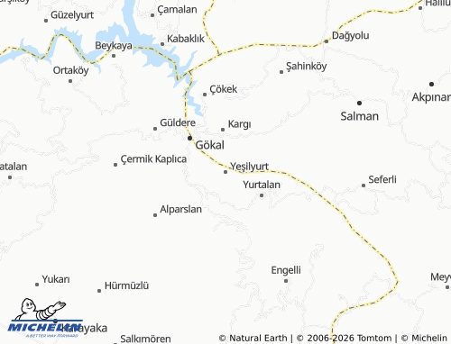 Kaart MICHELIN Yeşilyurt - ViaMichelin