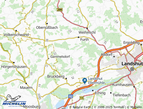 MICHELIN-Landkarte Attenhausen - ViaMichelin