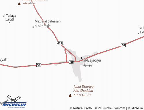 Mappa MICHELIN Saqrah - ViaMichelin