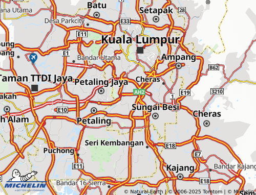 MICHELIN Taman Continental map - ViaMichelin