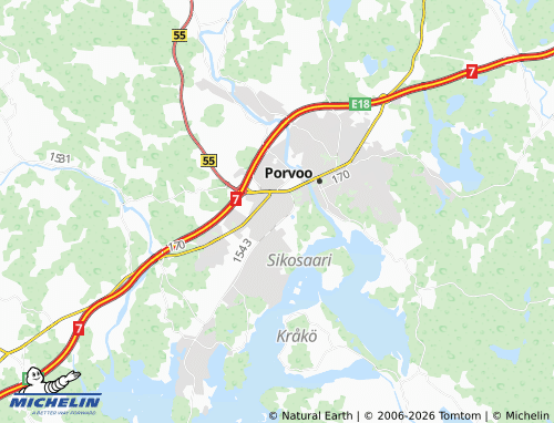 Mappa MICHELIN Peippola - ViaMichelin