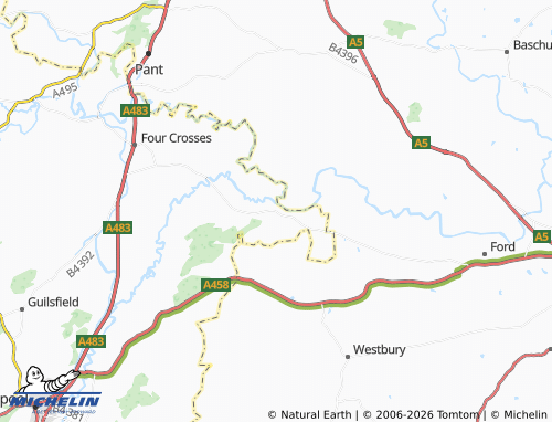 Mappa MICHELIN Crewgreen - ViaMichelin