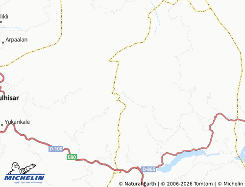 MICHELIN Kuzdere map - ViaMichelin