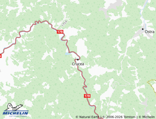 MICHELIN Crucea map - ViaMichelin