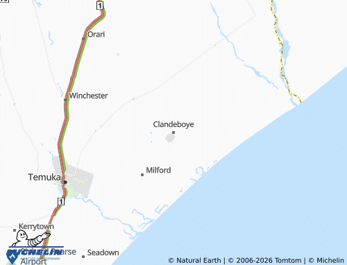 Mapa MICHELIN Clandeboye - ViaMichelin