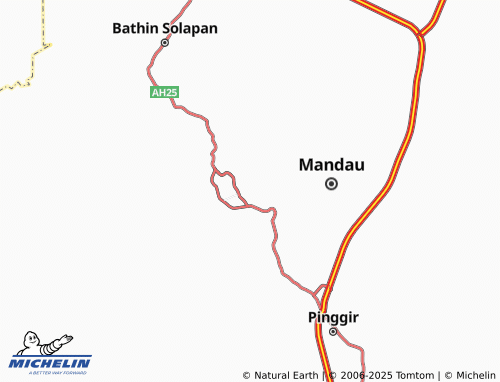 MICHELIN Duri Timur map - ViaMichelin