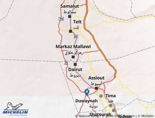 Mapa MICHELIN Dair Mowas - ViaMichelin