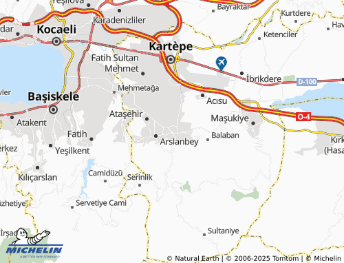MICHELIN Çepni map - ViaMichelin