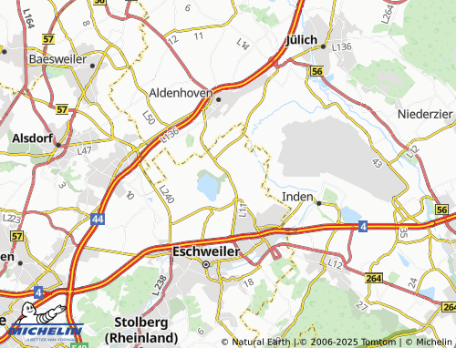 MICHELIN-Landkarte Fronhoven - ViaMichelin