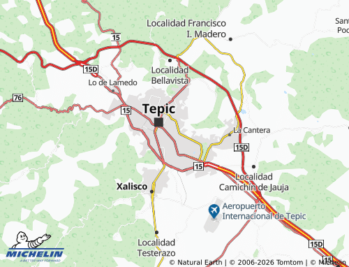 MICHELIN-Landkarte Valle de los Colomos - ViaMichelin