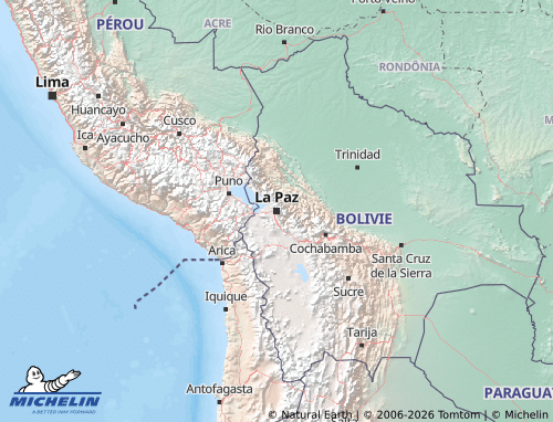 MICHELIN Bolivia map - ViaMichelin