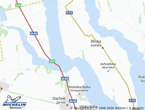 Mapa MICHELIN Chobotarivka - ViaMichelin
