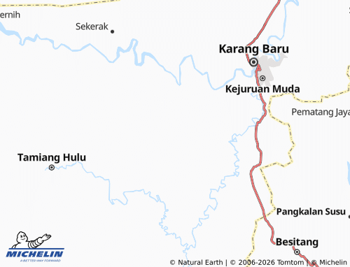 MICHELIN Gerenggam map - ViaMichelin