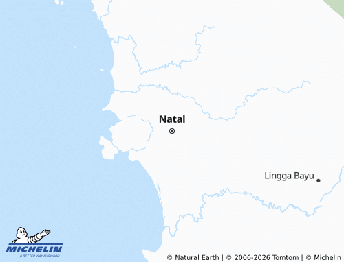 MICHELIN Natal map - ViaMichelin