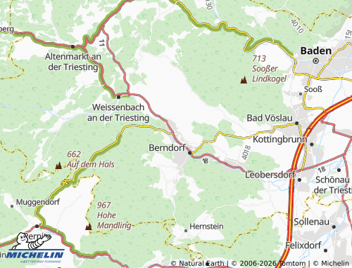 Mappa MICHELIN Pottenstein - ViaMichelin