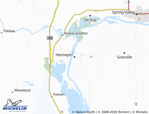 Mappa MICHELIN Hennepin - ViaMichelin