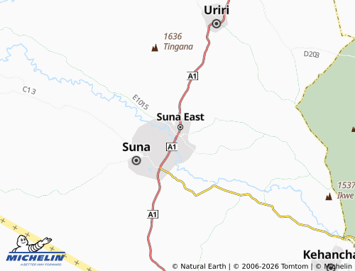 Mapa MICHELIN Migori - ViaMichelin