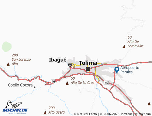 Carte MICHELIN Ancón Tesorito Sector Los Pinos - ViaMichelin