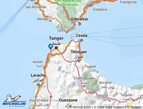 MICHELIN Fahs - Anjarah map - ViaMichelin