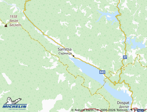 Carte MICHELIN Sarnitsa - ViaMichelin
