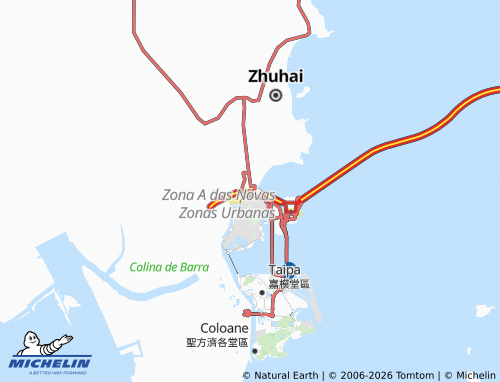 MICHELIN Cidade De Macau map - ViaMichelin