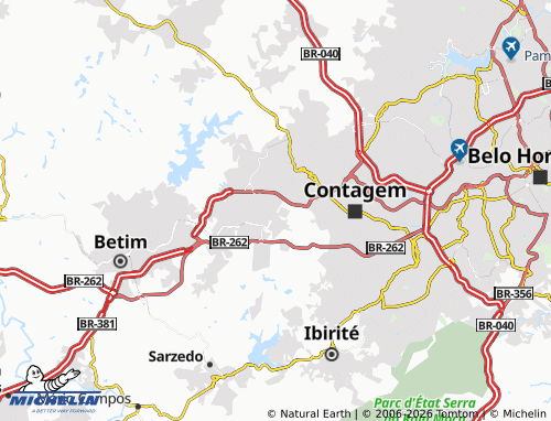 MICHELIN Capelinha map - ViaMichelin