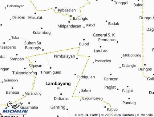 MICHELIN Pimbalayan map - ViaMichelin