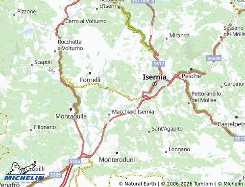 Mapa MICHELIN Fragnete - ViaMichelin