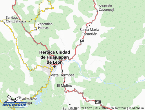 Mappa MICHELIN Loma Bonita - ViaMichelin