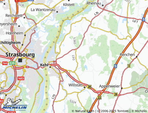 Mapa MICHELIN Querbach - ViaMichelin