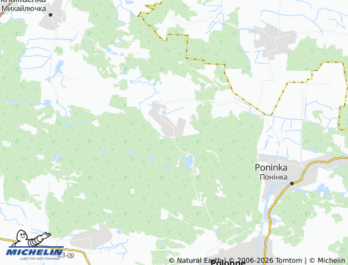 MICHELIN Burtyn map - ViaMichelin